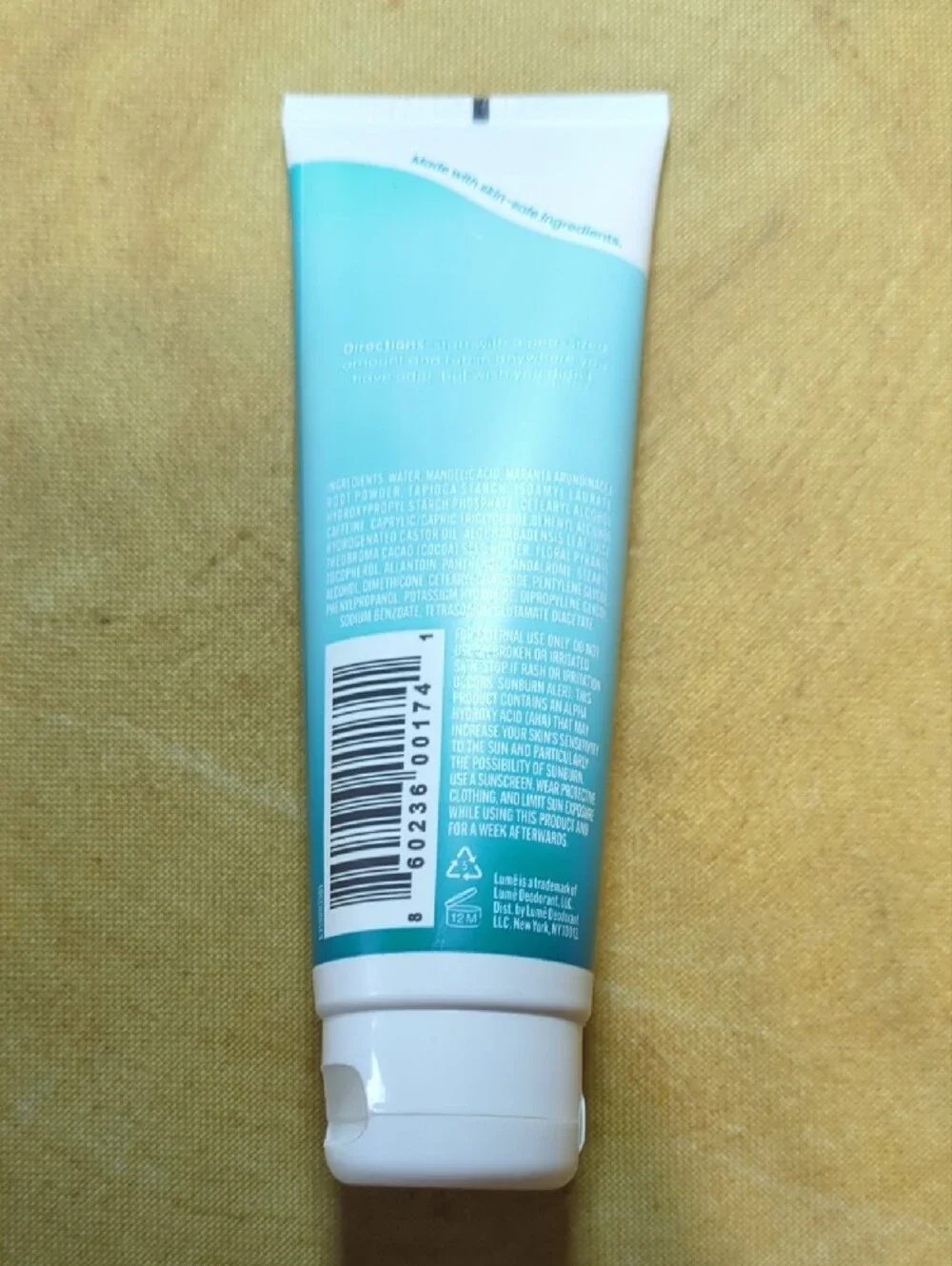 Lume Whole Body Deodorant Invisible Cream - Unscented New Unopened
